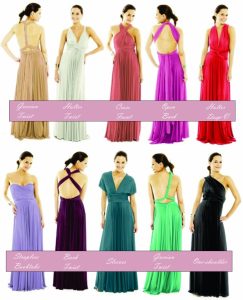 Infinity dress styles for your body shape!