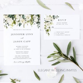 Sage wedding invitations