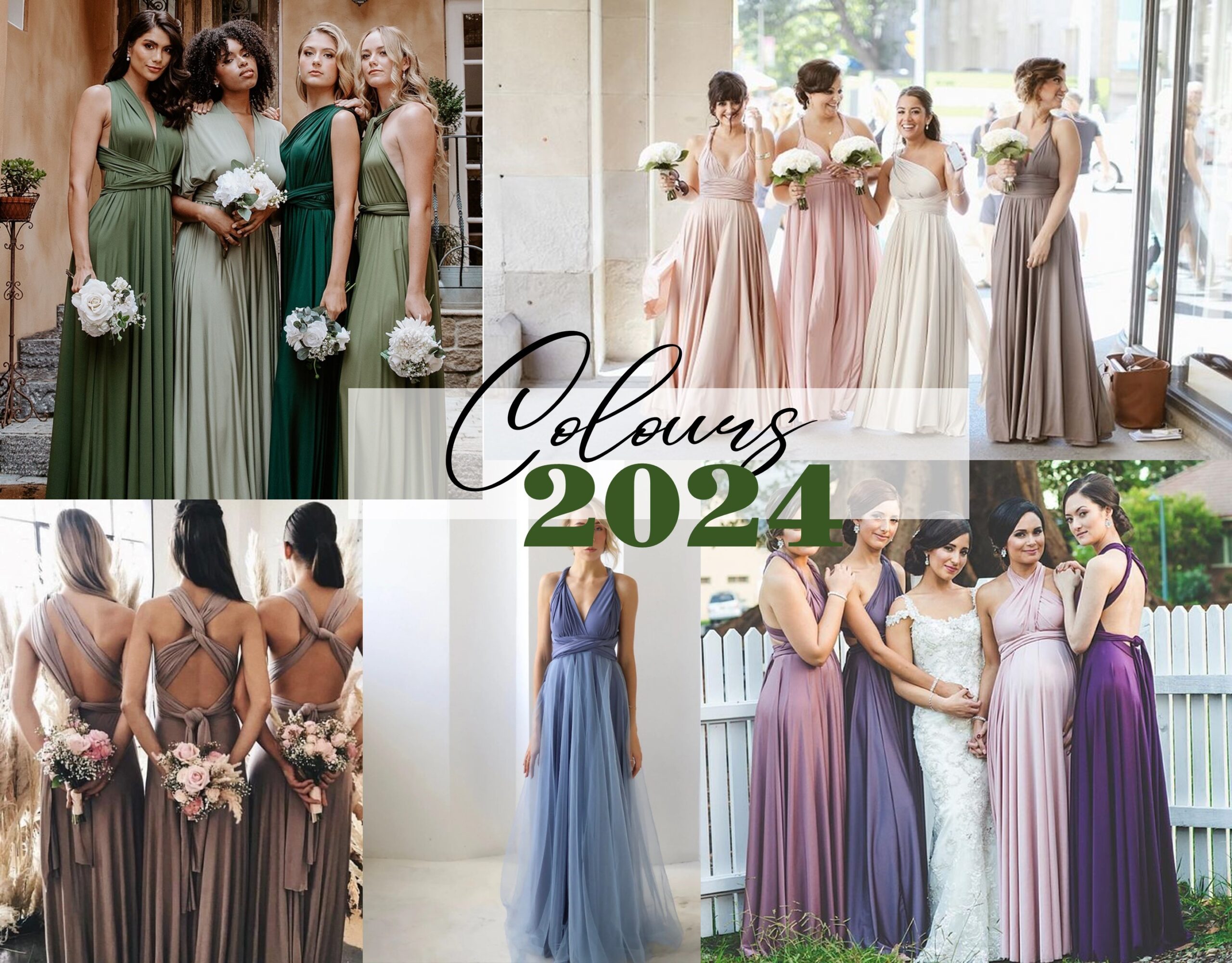 Bridesmaid Colours for 2024